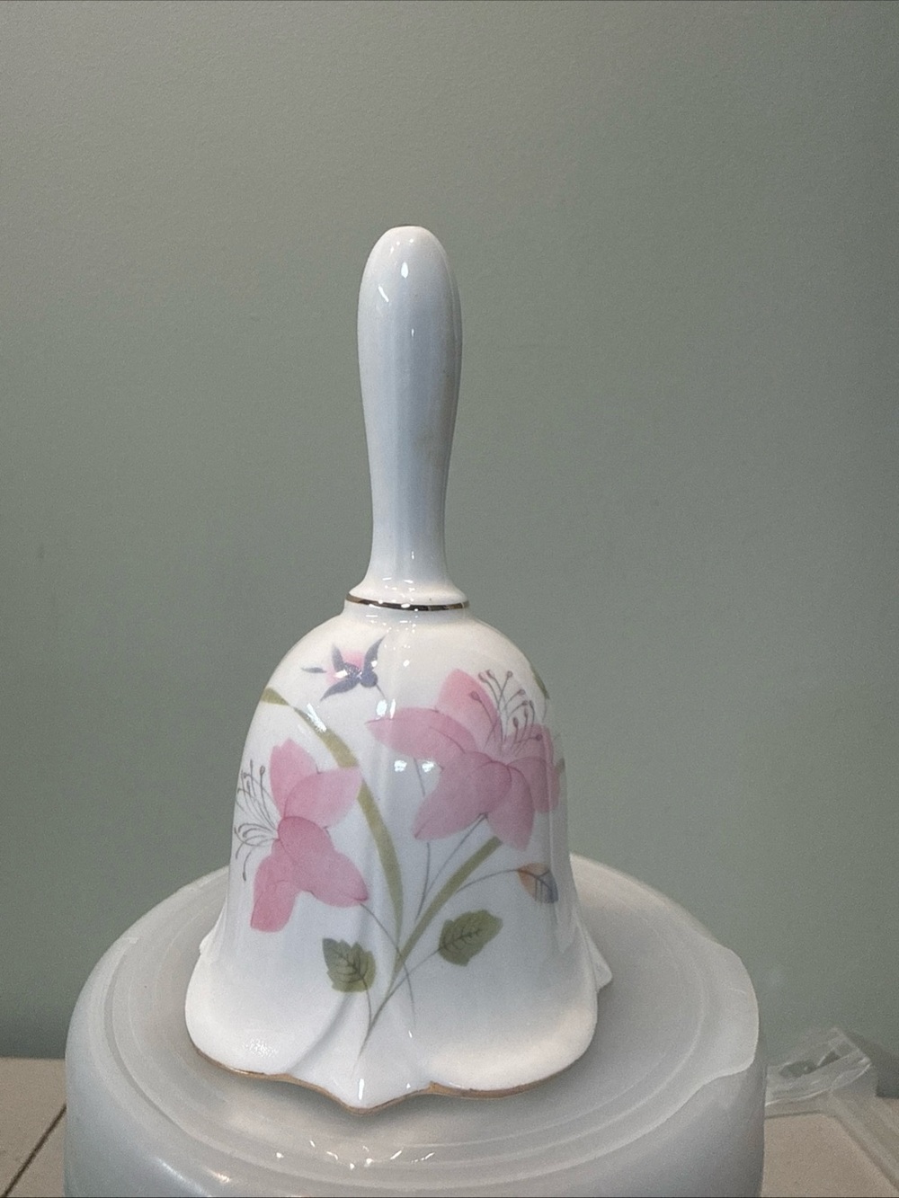 Bone China Bell With Floral Design